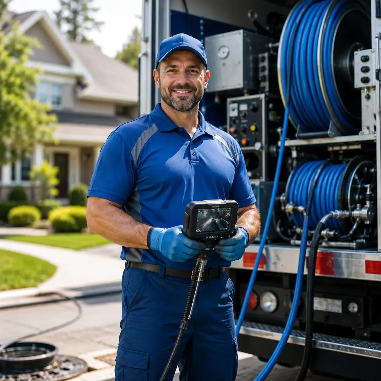 Local outdoor drain cleaning specialists in Decker, MI